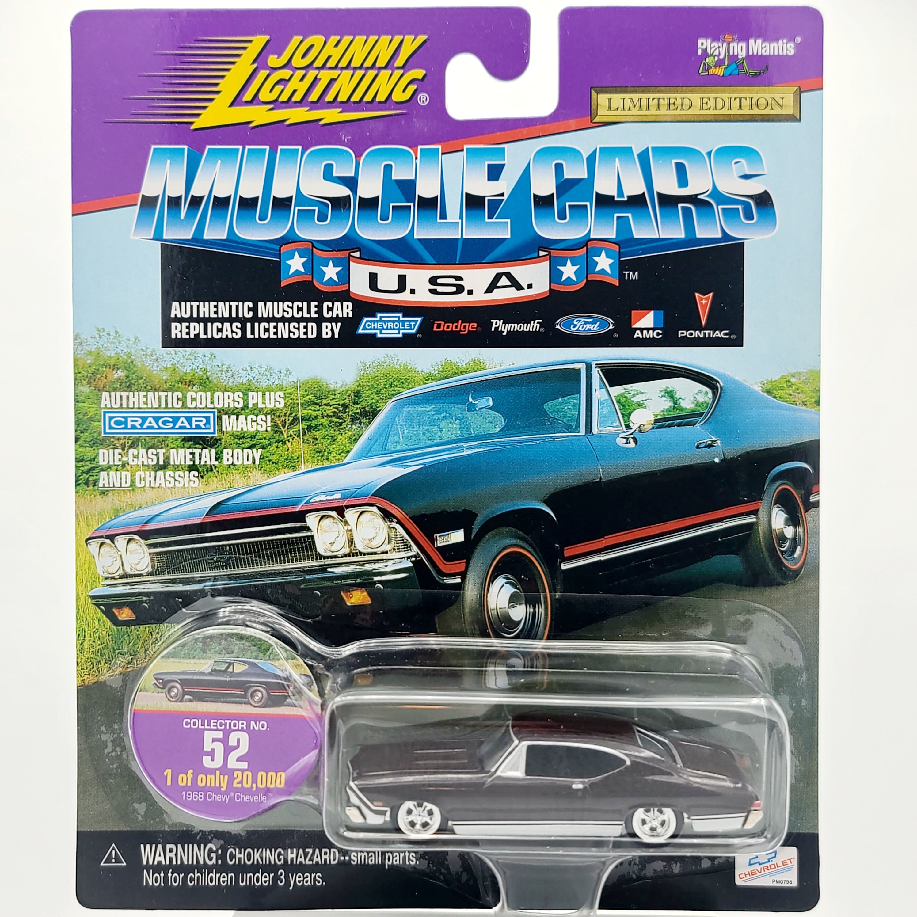 Johnny Lightning '68 Chevy Chevelle #52 - 1:64 (1999 Muscle Cars USA)